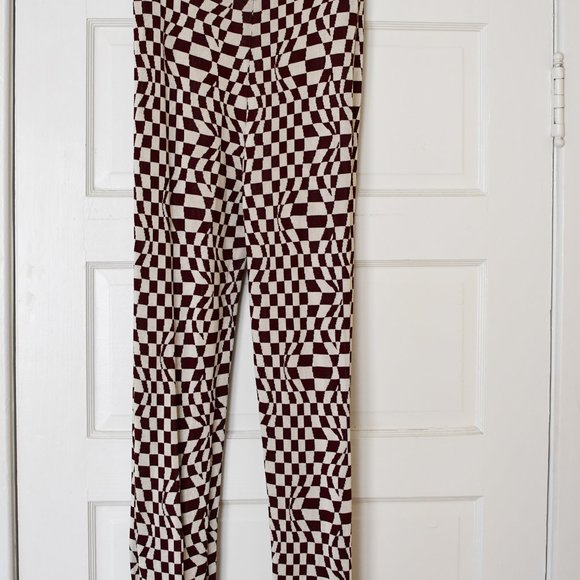 Paloma Wool Women's Brown and Cream Trousers - Picture 3 of 4